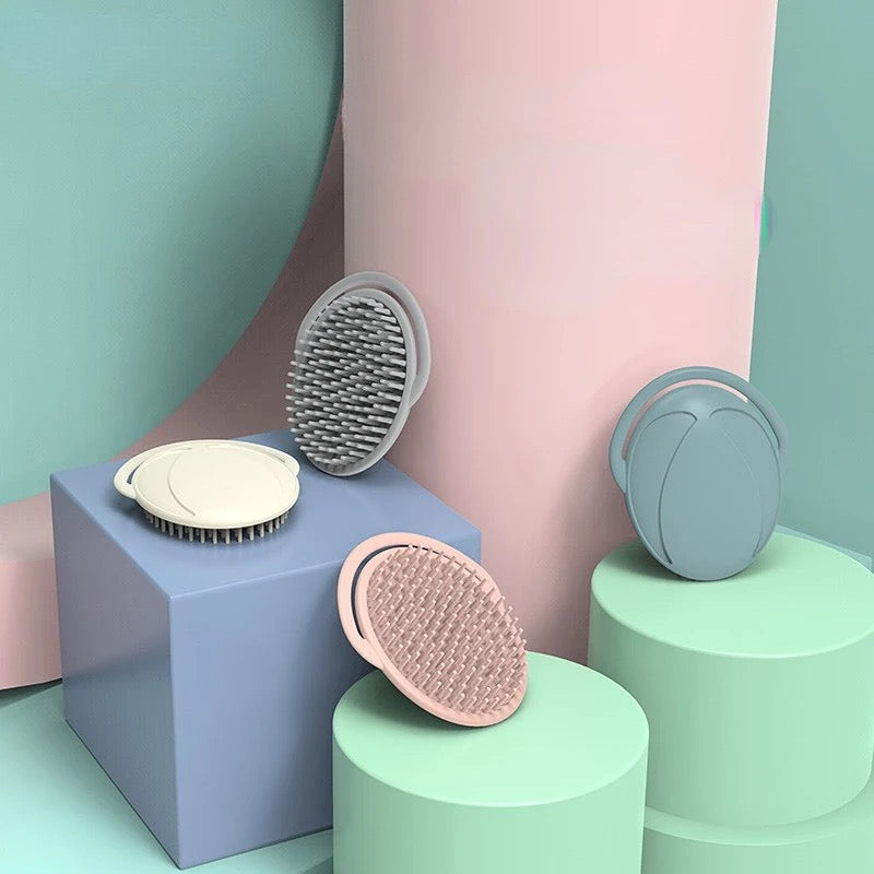 Escova de Banho de Silicone - AZUL