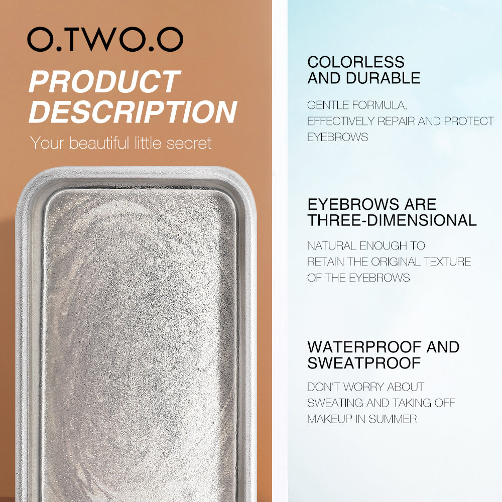 O.TWO.O Cera Modeladora / Sabão de sobrancelha Transparente - k - EhbonitoshopMoz