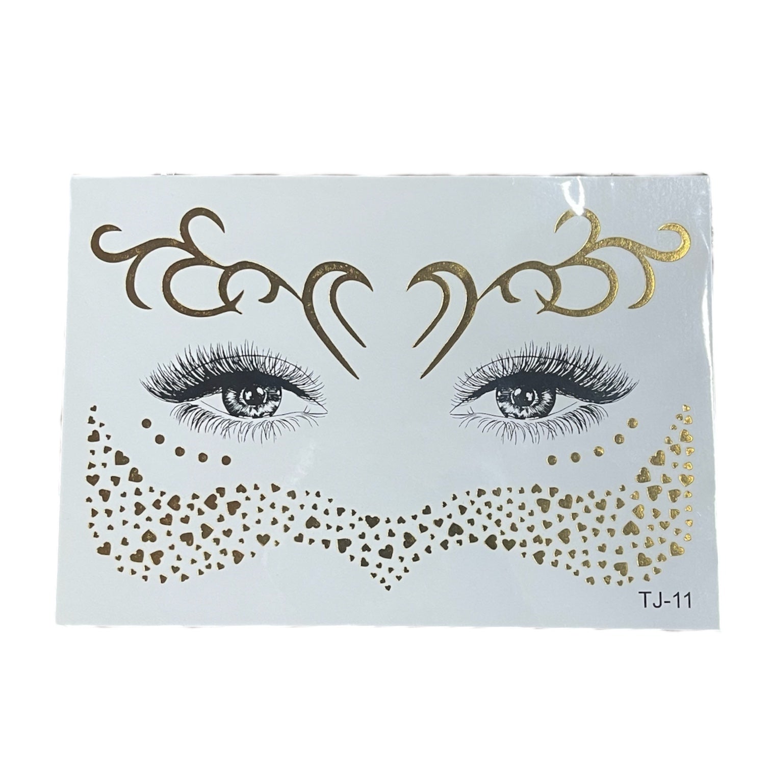TatuagemTemporária para Rosto- dourada - EhbonitoshopMoz