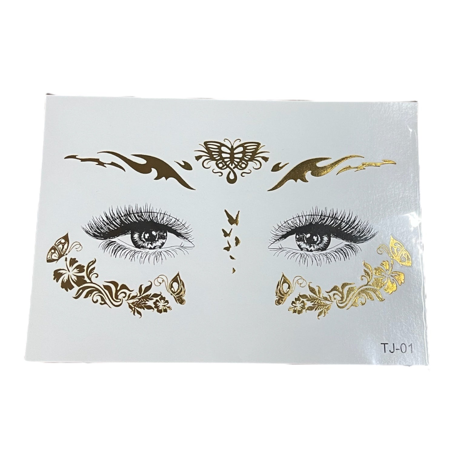 TatuagemTemporária para Rosto- dourada - EhbonitoshopMoz