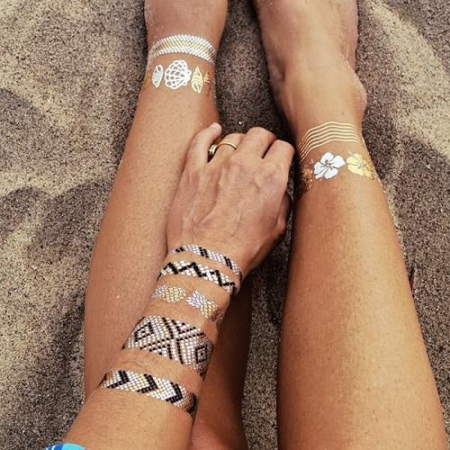 Tatuagem temporária Dourada - EhbonitoshopMoz