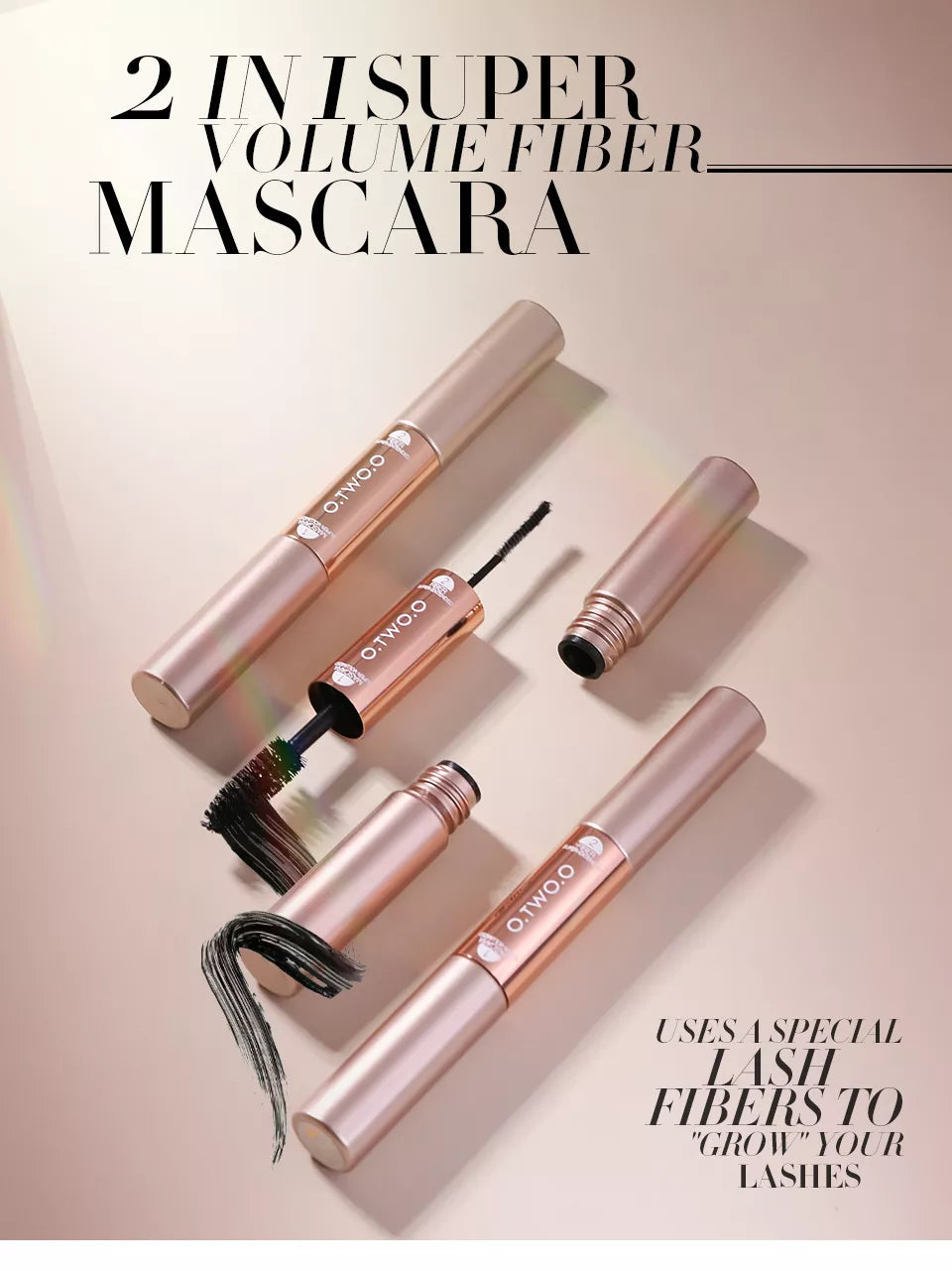O.TWO.O Mascara de Cílios Miracle 2 em 1