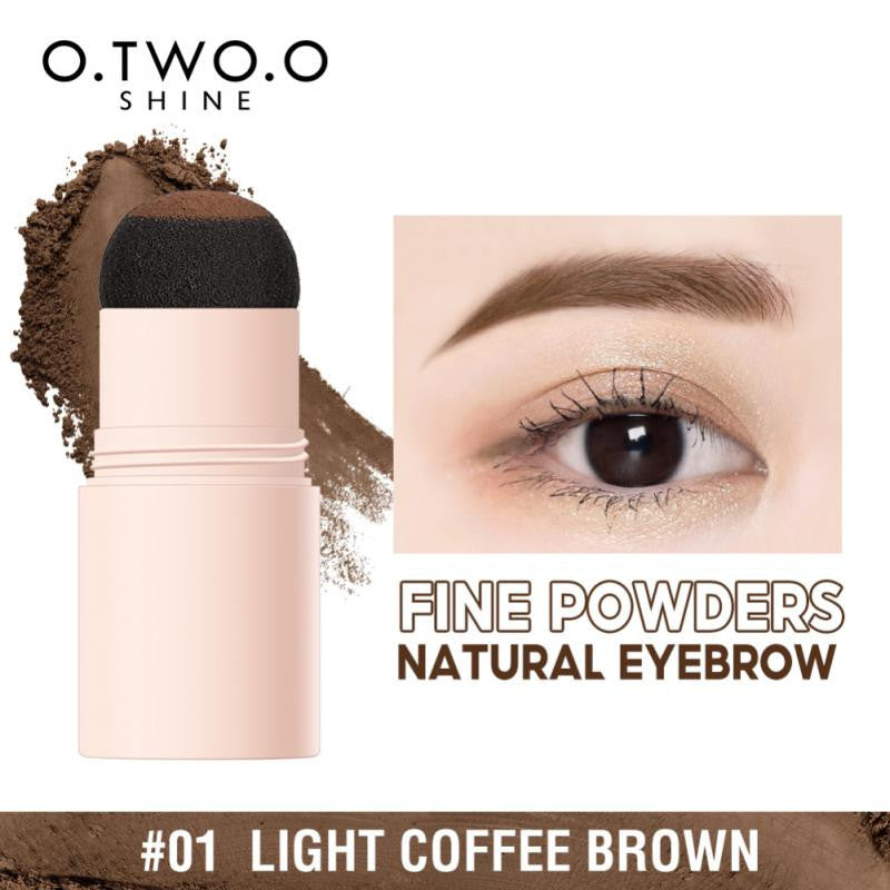 O.TWO.O Pó de Sobrancelha Multi Uso KIT - 02 DARK COFFEE BROWN - EhbonitoshopMoz