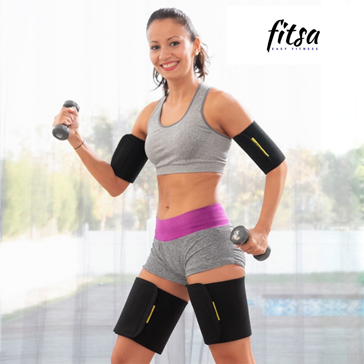 Cinta redutora sauna - braços e pernas - EhbonitoshopMoz