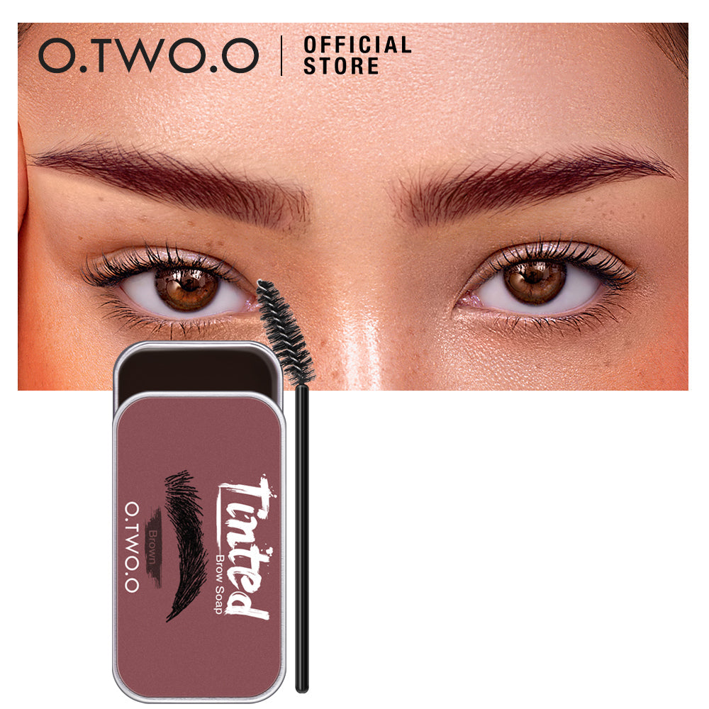 O.TWO.O Cera Modeladora/ sabão de sobrancelha com cor 03 BROWN - EhbonitoshopMoz