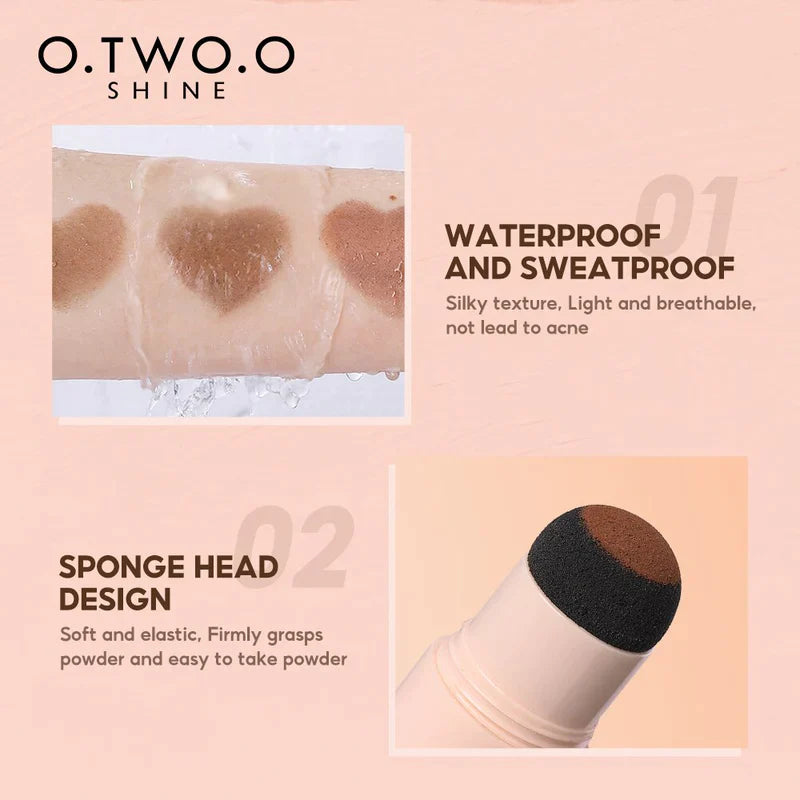 O.TWO.O Pó de Sobrancelha Multi Uso KIT - 02 DARK COFFEE BROWN - EhbonitoshopMoz