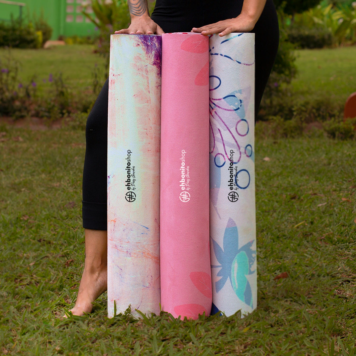 TAPETE ANTI DERRAPANTE DE BORRACHA PARA GINASTICA/YOGA 1.5MM - EhbonitoshopMoz