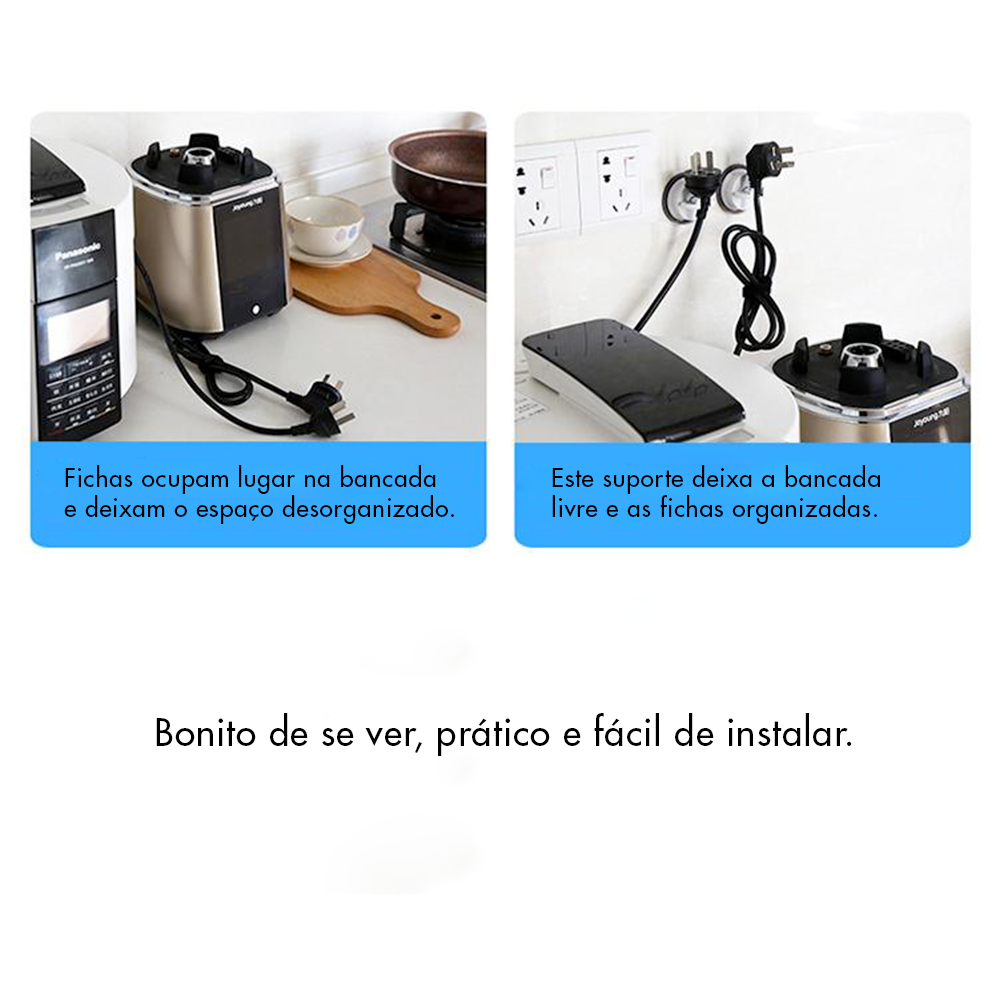 SUPORTE DE TOMADA/ CABO - EhbonitoshopMoz