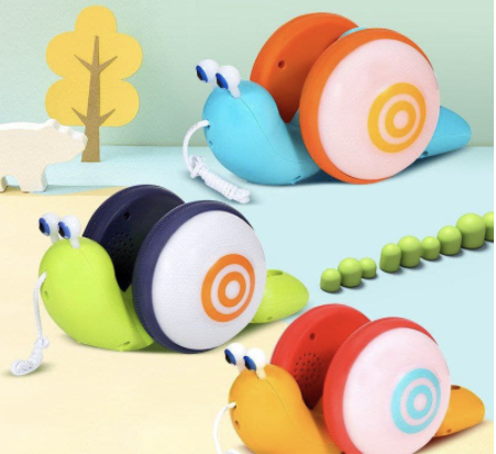 Caracol com música e luzes de fio para puxar - EhbonitoshopMoz