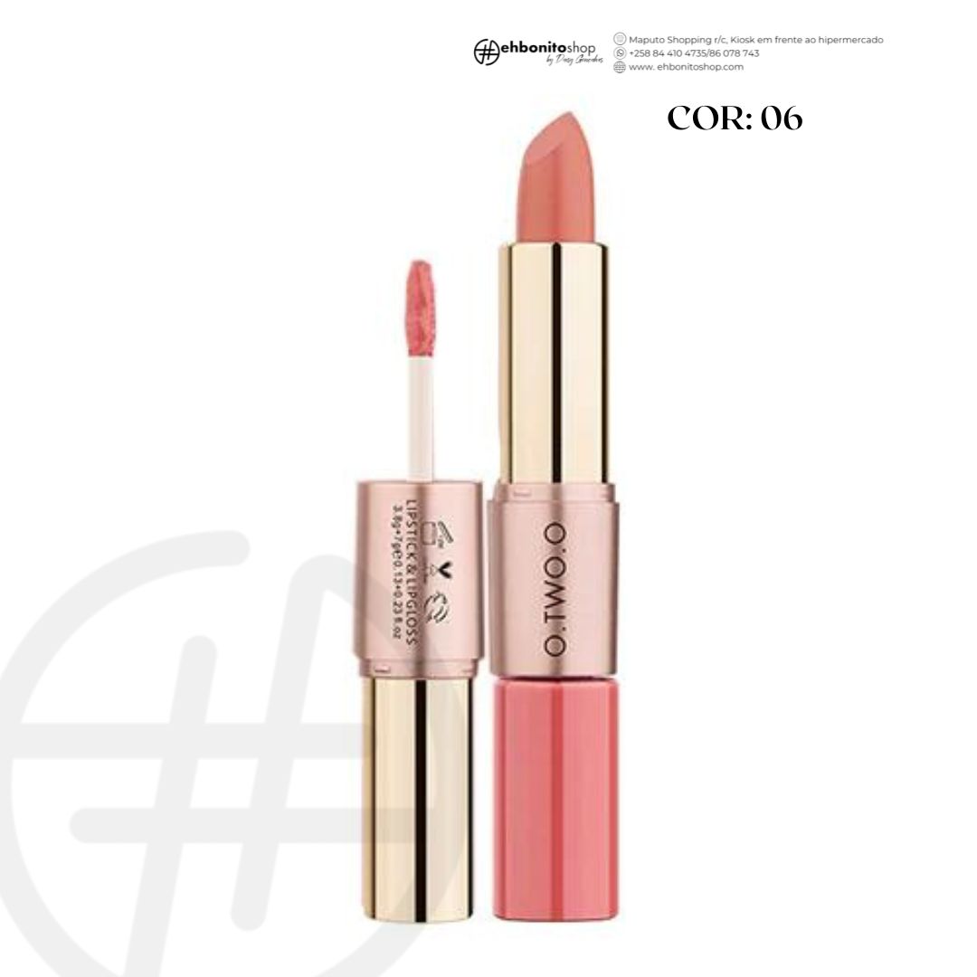 O.TWO.O Matte Lipstick e Liquid Lipstick 2 EM 1 - k