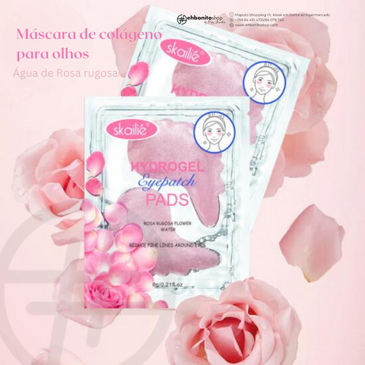 Máscara de Olhos Rosa Rugosa Flower Water -Linhas de expressão e  Rugas - SKAILIE