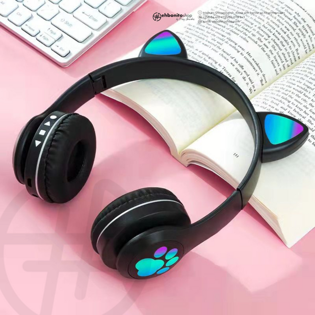 Fones de Ouvido de Gato sem Fio - EhbonitoshopMoz