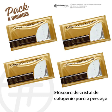 Máscara de Cristal de Colagénio para o pescoço Leite de Cabra - EhbonitoshopMoz