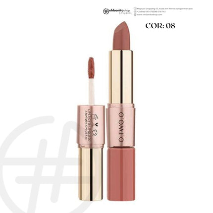 O.TWO.O Matte Lipstick e Liquid Lipstick 2 EM 1 - k - EhbonitoshopMoz