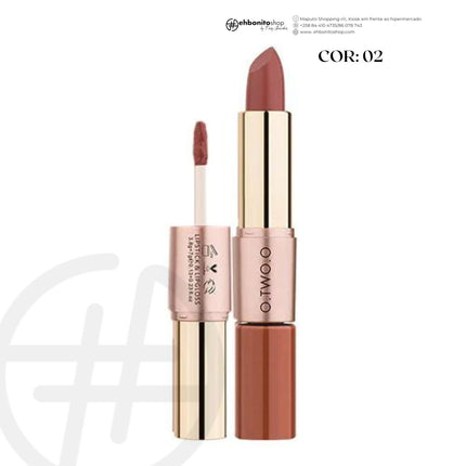 O.TWO.O Matte Lipstick e Liquid Lipstick 2 EM 1 - k - EhbonitoshopMoz