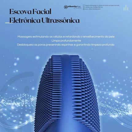 Escova Facial Eletrônica Ultrassônica - EhbonitoshopMoz