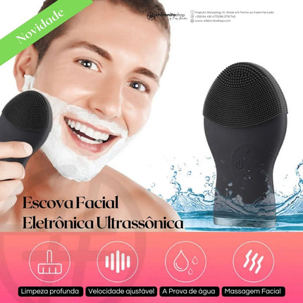 Escova Facial Eletrônica Ultrassônica - EhbonitoshopMoz