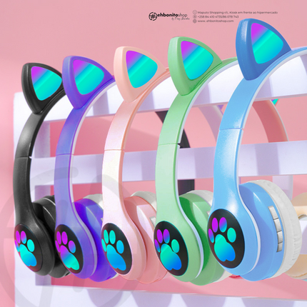 Fones de Ouvido de Gato sem Fio - EhbonitoshopMoz