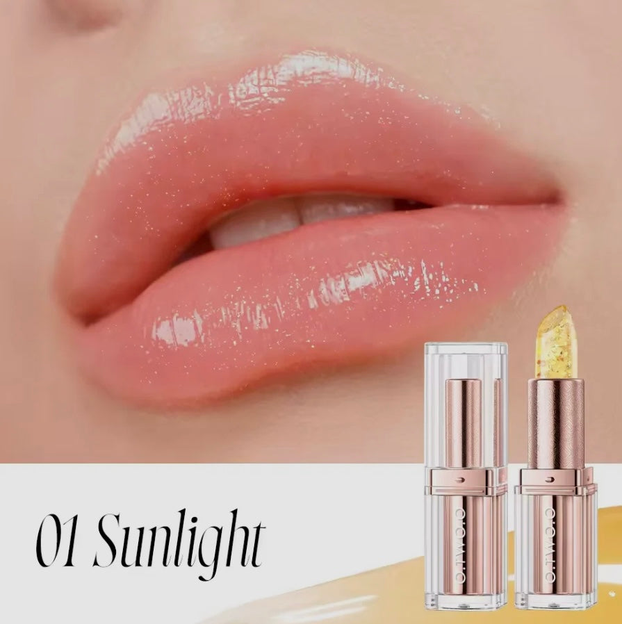 O.TWO.O Haute Gold Foil Thermochromic Lipstick (01) sunlight