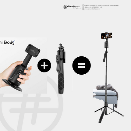 Tripé com suporte de telemóvel com Rastreamento Facial - EhbonitoshopMoz