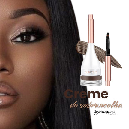 O.TWO.O Creme de Sobrancelha - 04 BLACK TEA COLOR - EhbonitoshopMoz