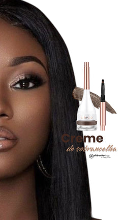 O.TWO.O Creme de Sobrancelha - 04 BLACK TEA COLOR - EhbonitoshopMoz