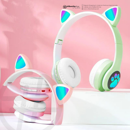 Fones de Ouvido de Gato sem Fio - EhbonitoshopMoz