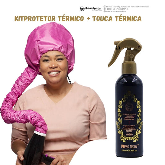 Kit Protetor térmico + Touca térmica