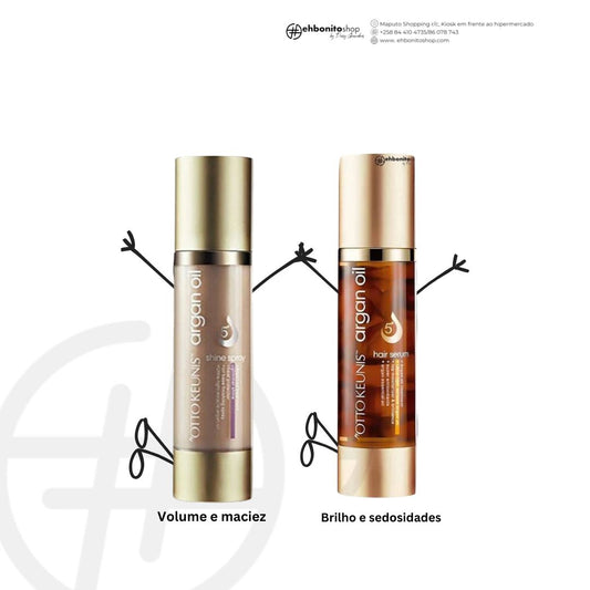 Kit Spray amaciante + Serum Argan 5+