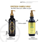KIT PROTECHS QUERATINA CABELO GOLD