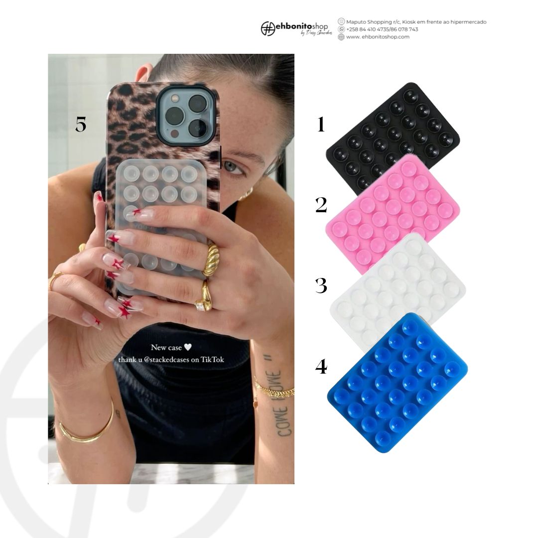 Ventosas de Silicone para Celular