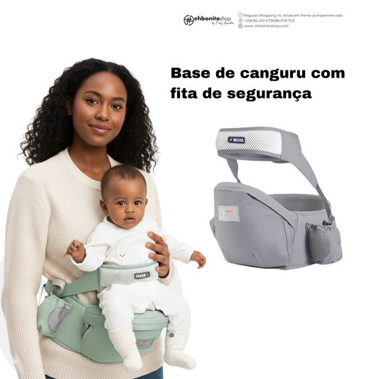 Base de Canguru Ergonómico com Fita de Segurança