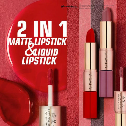 O.TWO.O Matte Lipstick e Liquid Lipstick 2 EM 1 - k