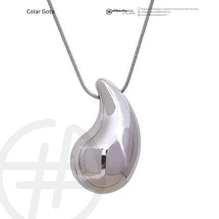 GOTA - COLAR com banho de ouro 18k - EhbonitoshopMoz
