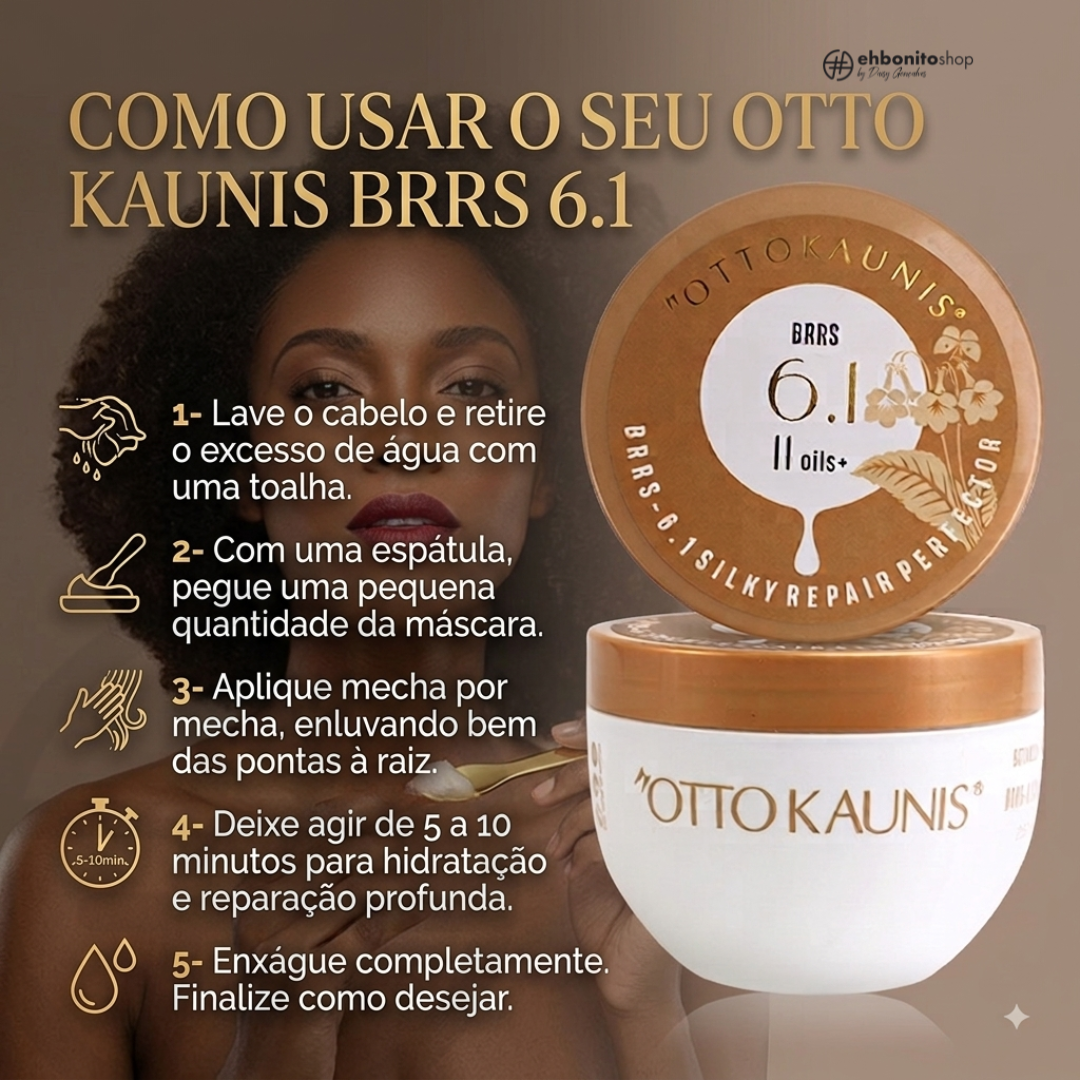 Máscara de tratamento Ottokeunis linha BRRS 6.1 - 250ml