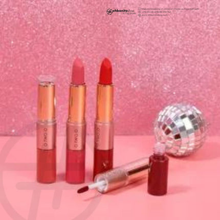 O.TWO.O Matte Lipstick e Liquid Lipstick 2 EM 1 - k - EhbonitoshopMoz