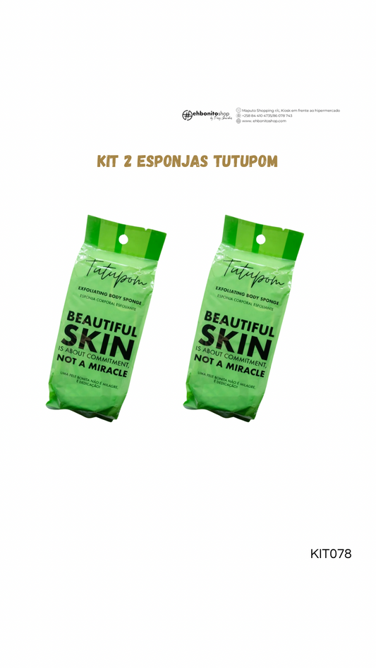 Kit esponja tutupom 2 unidades