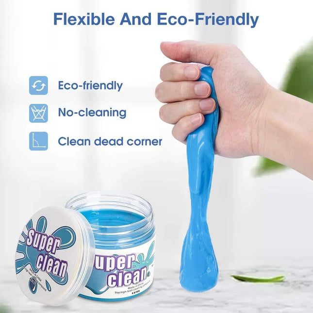 Super clean: Gel de limpeza- Limpa esquinas e partes difíceis de alcançar - EhbonitoshopMoz
