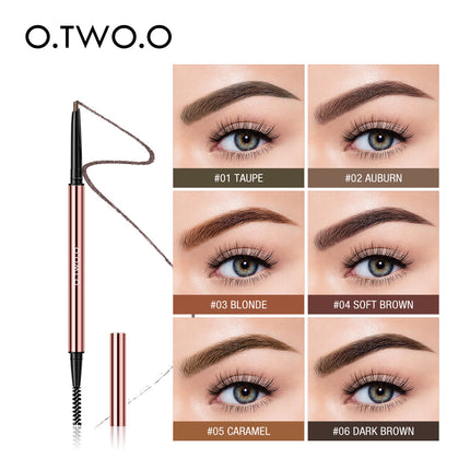 O.TWO.O Lápis de Sobrancelha 2 em 1 - 04 SOFT BROWN - EhbonitoshopMoz