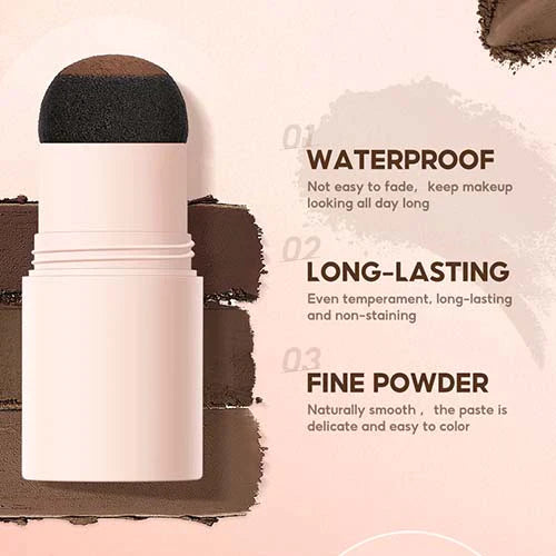 O.TWO.O Pó de Sobrancelha Multi Uso KIT - 02 DARK COFFEE BROWN - EhbonitoshopMoz