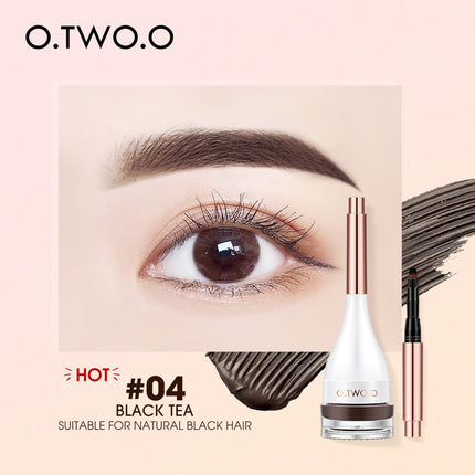O.TWO.O Creme de Sobrancelha - 04 BLACK TEA COLOR - EhbonitoshopMoz