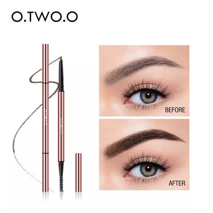 O.TWO.O Lápis de Sobrancelha 2 em 1 - 04 SOFT BROWN - EhbonitoshopMoz