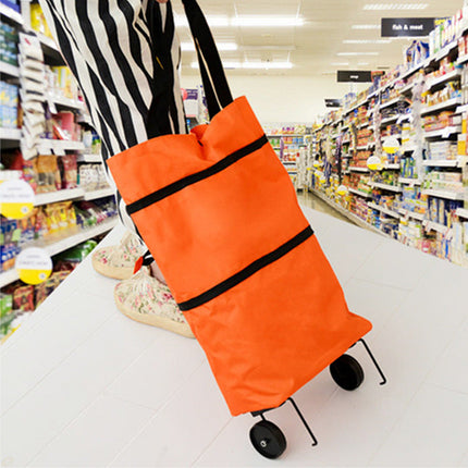 SACO DE COMPRAS PORTÁTIL COM RODAS - EhbonitoshopMoz
