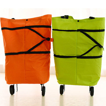 SACO DE COMPRAS PORTÁTIL COM RODAS - EhbonitoshopMoz