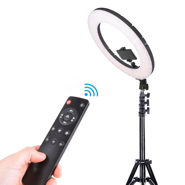 RING LIGHT COM TRIPÉ 18 POLEGADAS E REMOTE CONTROL - EhbonitoshopMoz